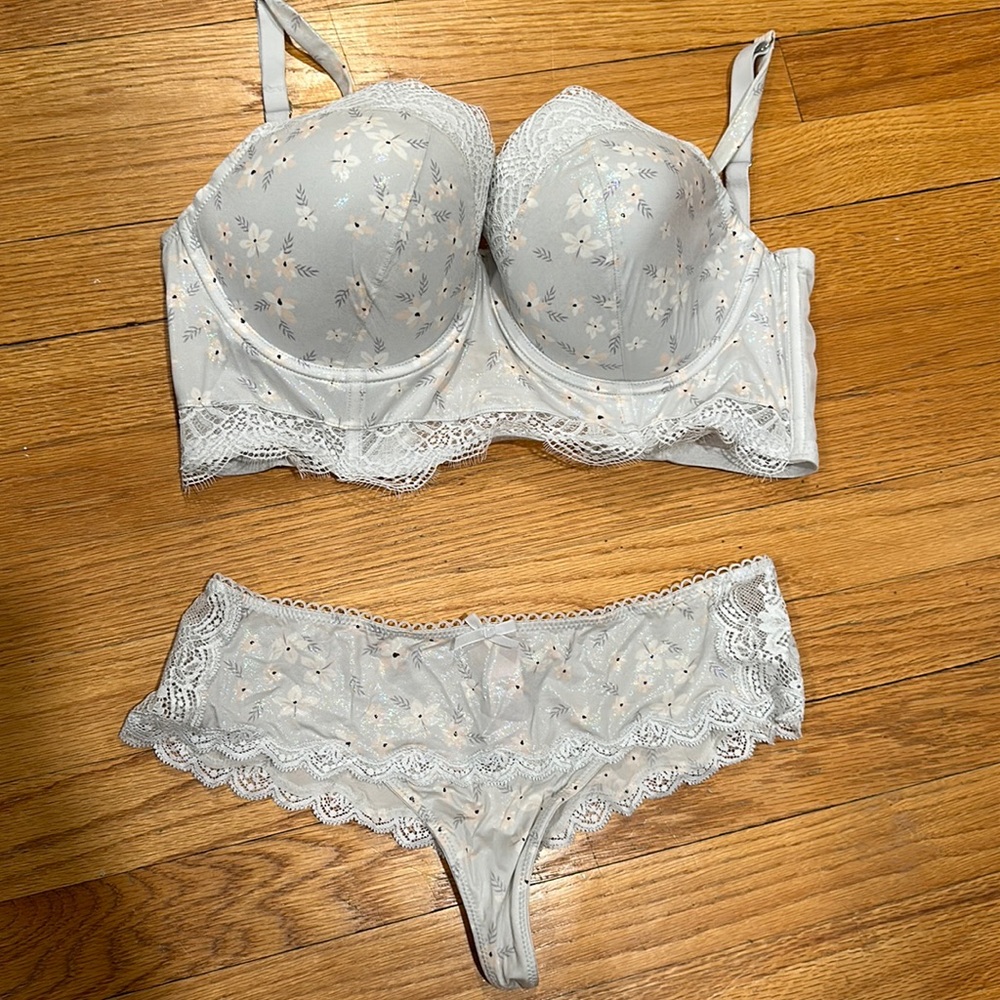 Matching Bra and Panty Set